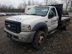 Salvage trucks for sale at Central Square, NY auction: 2007 Ford F550 Super Duty