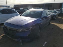 Salvage cars for sale from Copart Colorado Springs, CO: 2018 Honda Accord Sport