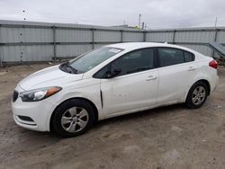 Salvage cars for sale from Copart Walton, KY: 2016 KIA Forte LX