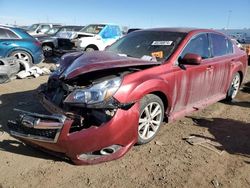 Subaru salvage cars for sale: 2013 Subaru Legacy 2.5I Limited