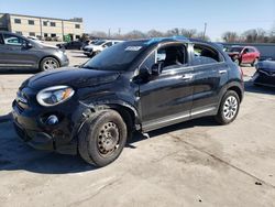 Salvage cars for sale from Copart Wilmer, TX: 2017 Fiat 500X POP