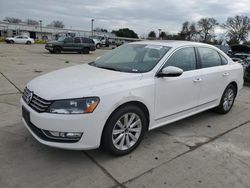 Salvage cars for sale from Copart Sacramento, CA: 2012 Volkswagen Passat SEL