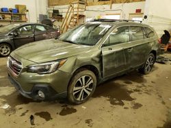 Salvage cars for sale from Copart Ham Lake, MN: 2018 Subaru Outback 2.5I Limited