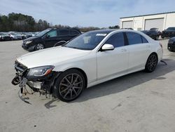 Salvage cars for sale at Gaston, SC auction: 2019 Mercedes-Benz S 560