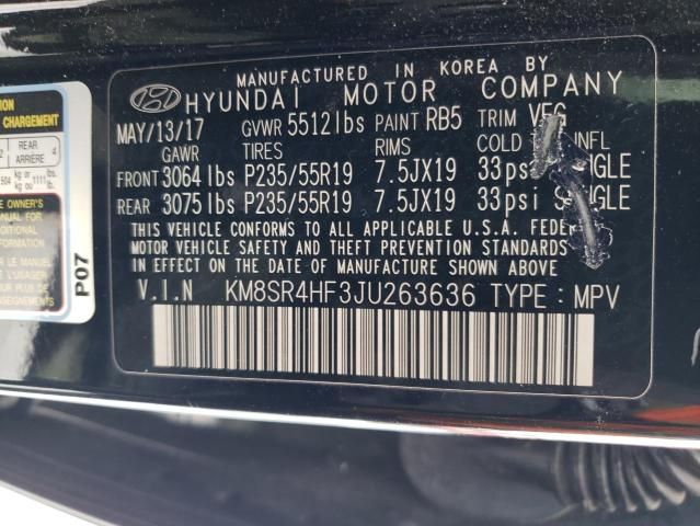 2018 Hyundai Santa FE SE Ultimate