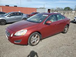 Salvage cars for sale at Homestead, FL auction: 2012 Volvo S60 T5