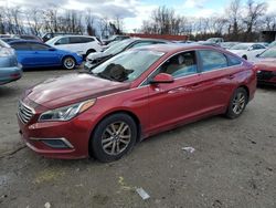 Burn Engine Cars for sale at auction: 2016 Hyundai Sonata SE