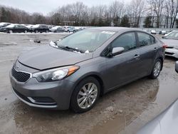 Salvage cars for sale at North Billerica, MA auction: 2016 KIA Forte LX