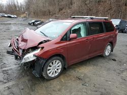 Vehiculos salvage en venta de Copart Marlboro, NY: 2015 Toyota Sienna LE