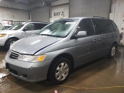 Salvage cars for sale at Elgin, IL auction: 2002 Honda Odyssey EX