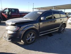 Salvage cars for sale at Anthony, TX auction: 2017 Dodge Journey Crossroad