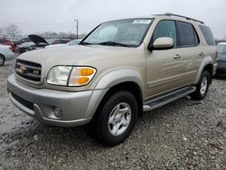 Salvage cars for sale from Copart Louisville, KY: 2002 Toyota Sequoia SR5