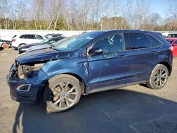 Salvage cars for sale from Copart North Billerica, MA: 2017 Ford Edge Sport