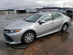 Salvage cars for sale from Copart Sun Valley, CA: 2020 Toyota Camry LE