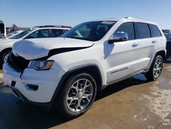 Salvage cars for sale from Copart Grand Prairie, TX: 2020 Jeep Grand Cherokee Limited