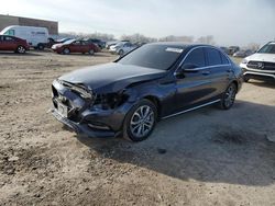 Salvage cars for sale from Copart Kansas City, KS: 2015 Mercedes-Benz C 300 4matic