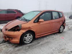 Honda FIT Sport Vehiculos salvage en venta: 2008 Honda FIT Sport