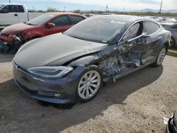 Salvage cars for sale at Tucson, AZ auction: 2018 Tesla Model S