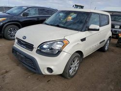 Salvage cars for sale at Brighton, CO auction: 2013 KIA Soul +