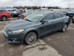 Salvage cars for sale from Copart Pennsburg, PA: 2015 Ford Fusion Titanium