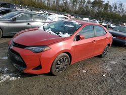 Vehiculos salvage en venta de Copart Waldorf, MD: 2018 Toyota Corolla L