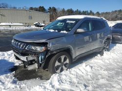 Salvage cars for sale from Copart Exeter, RI: 2017 Jeep Compass Latitude