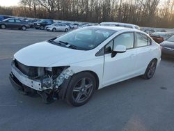 Salvage cars for sale from Copart Glassboro, NJ: 2013 Honda Civic LX