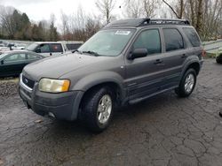 Salvage cars for sale from Copart Portland, OR: 2002 Ford Escape XLT