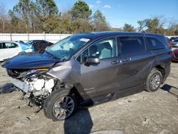 Salvage cars for sale from Copart Hampton, VA: 2022 Toyota Sienna XLE