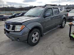 Salvage trucks for sale at Lebanon, TN auction: 2006 Nissan Frontier Crew Cab LE