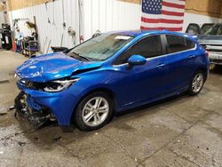 Salvage cars for sale from Copart Anchorage, AK: 2017 Chevrolet Cruze LT