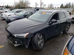 Salvage cars for sale at Woodburn, OR auction: 2018 Volvo XC60 T5 Momentum