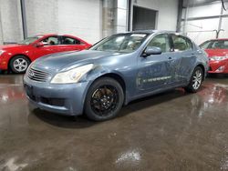 Salvage cars for sale at Ham Lake, MN auction: 2007 Infiniti G35