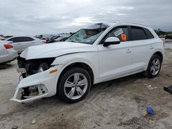 Salvage vehicles for parts for sale at auction: 2018 Audi Q5 Premium Plus