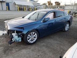 Salvage cars for sale from Copart San Diego, CA: 2019 Chevrolet Malibu LT