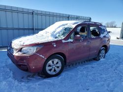 Subaru Forester salvage cars for sale: 2017 Subaru Forester 2.5I Premium