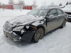 Salvage cars for sale from Copart Rocky View County, AB: 2012 Chrysler 200 Limited