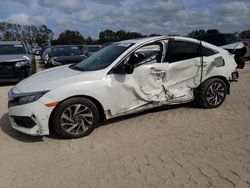 Salvage cars for sale from Copart Riverview, FL: 2018 Honda Civic EX