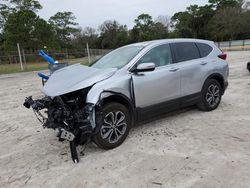 Salvage cars for sale from Copart Fort Pierce, FL: 2022 Honda CR-V EXL