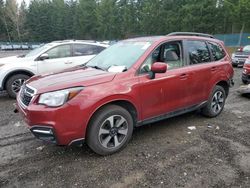 Subaru Forester salvage cars for sale: 2018 Subaru Forester 2.5I Premium