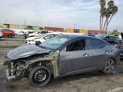 Nissan salvage cars for sale: 2020 Nissan Sentra SR