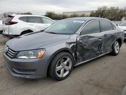 Salvage cars for sale at Las Vegas, NV auction: 2012 Volkswagen Passat SE