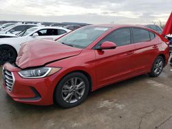 Salvage cars for sale at Grand Prairie, TX auction: 2018 Hyundai Elantra SEL