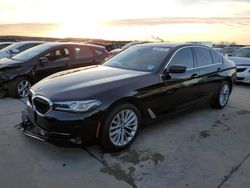 Salvage cars for sale at Grand Prairie, TX auction: 2022 BMW 530 I