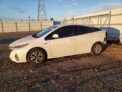 Salvage cars for sale from Copart Adelanto, CA: 2018 Toyota Prius Prime