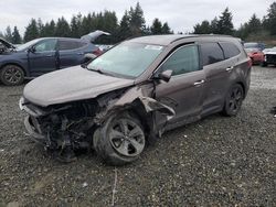 Salvage cars for sale at Graham, WA auction: 2015 Hyundai Santa FE GLS