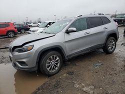 Salvage cars for sale from Copart Indianapolis, IN: 2019 Jeep Cherokee Latitude Plus