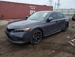 Salvage cars for sale from Copart Elgin, IL: 2022 Honda Civic Sport Touring