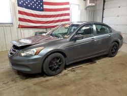 Salvage cars for sale from Copart Lyman, ME: 2011 Honda Accord EX