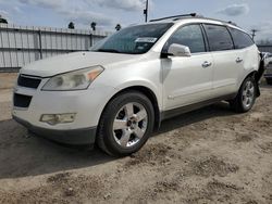 Salvage cars for sale from Copart Mercedes, TX: 2012 Chevrolet Traverse LT